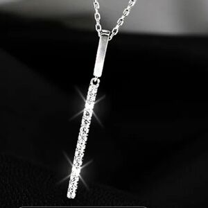 Elegant 925 Sterling Silver Pendant Necklace